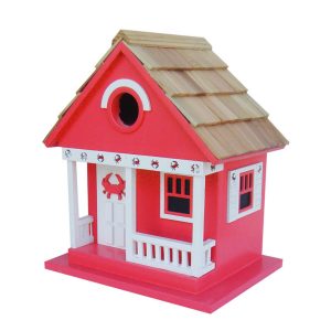 Maryland Crab Cottage Birdhouse In Red