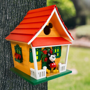 Mickey Icon Birdhouse w/Red Roof - Image 9