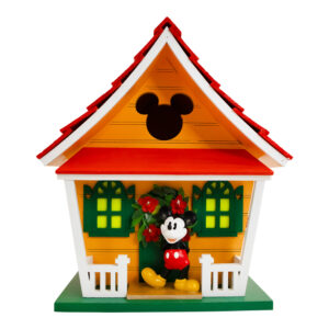 Mickey Icon Birdhouse w/Red Roof - Image 7