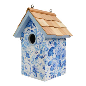 Laura Ashley Quartet Garden Birdhouse - Blue - Image 5