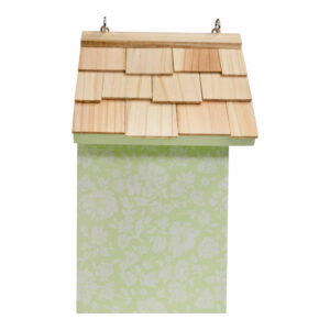 Laura Ashley Heirloom Ditzy Garden Birdhouse - Mint Green - Image 4