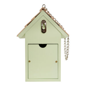 Laura Ashley Heirloom Ditzy Garden Birdhouse - Mint Green - Image 6