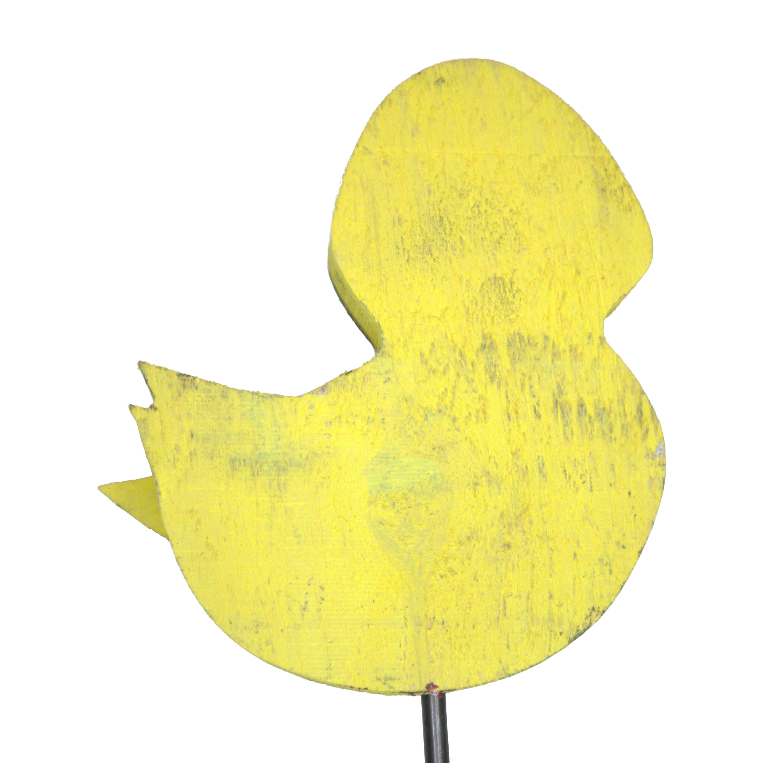 Mother Hen & 3 Baby Chicks On Metal Rods - Image 7