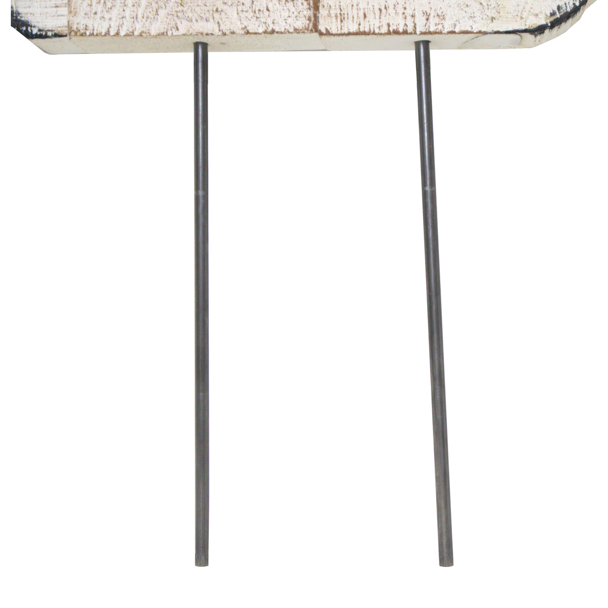 Mother Hen & 3 Baby Chicks On Metal Rods - Image 10