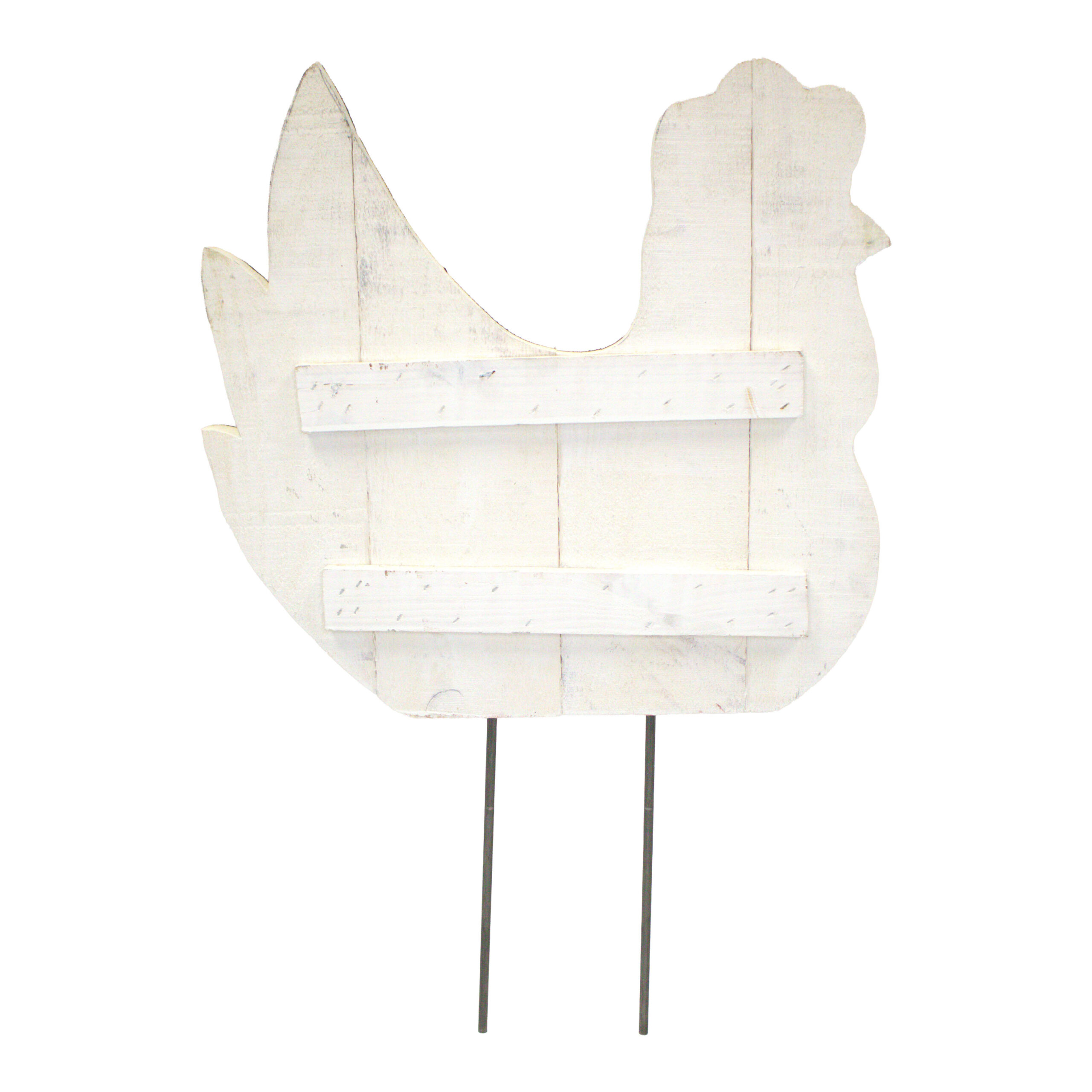 Mother Hen & 3 Baby Chicks On Metal Rods - Image 11