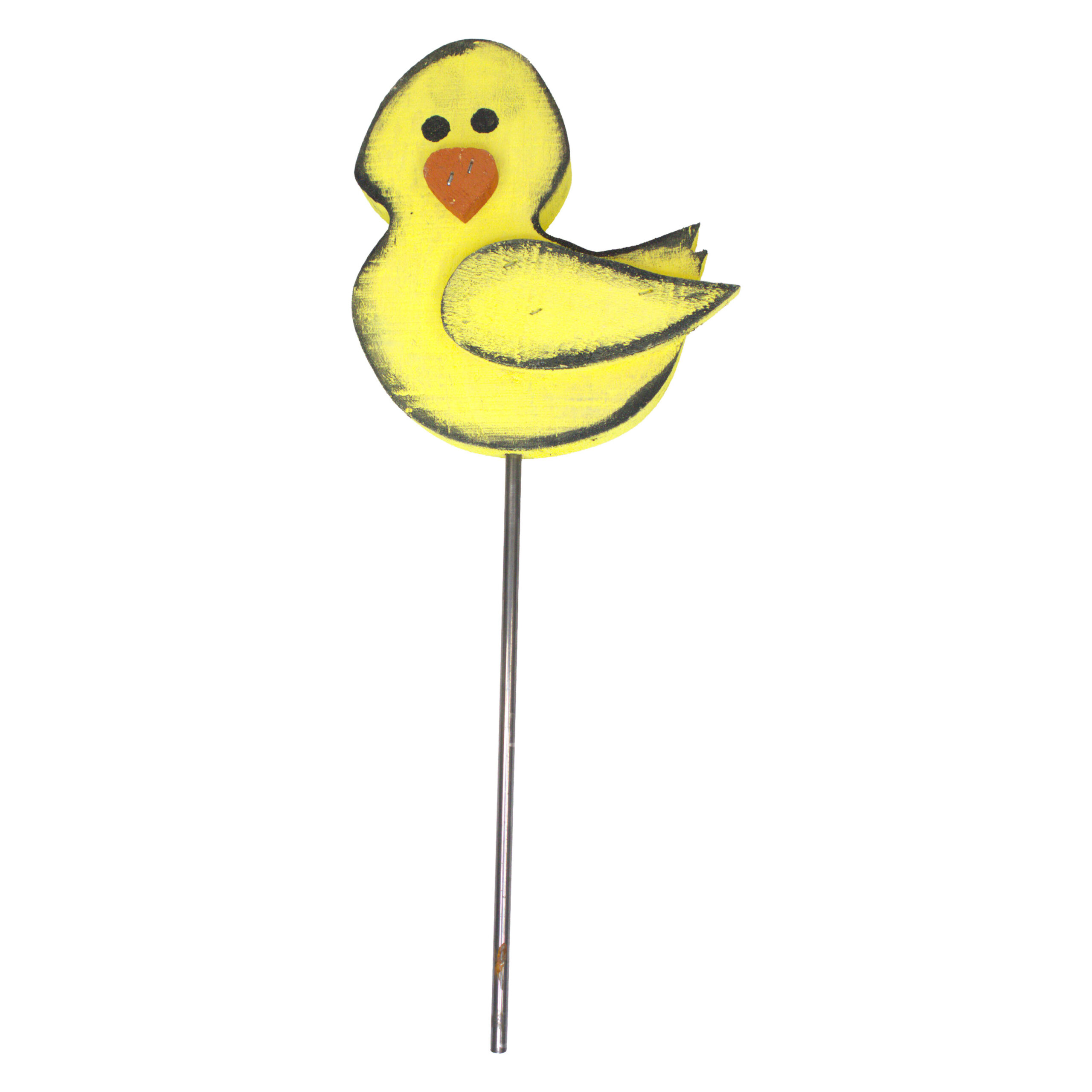 Mother Hen & 3 Baby Chicks On Metal Rods - Image 6