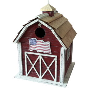 Old Glory Barn Birdhouse